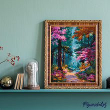 Laden Sie das Bild in den Galerie-Viewer, Blühender Waldweg