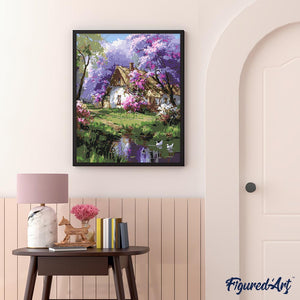 Jacaranda-Häuschen