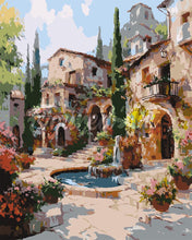 Laden Sie das Bild in den Galerie-Viewer, Malen nach Zahlen Figured&#39;Art – Mediterrane Villa