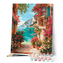 Laden Sie das Bild in den Galerie-Viewer, Blick auf die Italienische Riviera