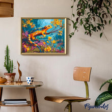 Laden Sie das Bild in den Galerie-Viewer, Goldener Salamander
