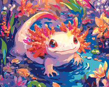 Laden Sie das Bild in den Galerie-Viewer, Malen nach Zahlen Figured&#39;Art – Süßer Axolotl