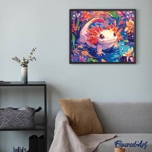 Süßer Axolotl