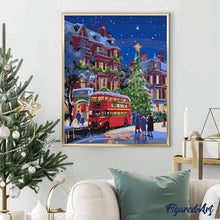Laden Sie das Bild in den Galerie-Viewer, Londoner Weihnachtsstraße