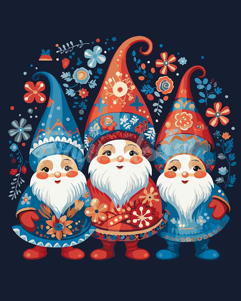 Malen nach Zahlen Figured'Art – Wichtel-Trio