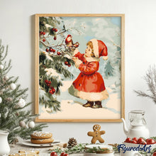 Laden Sie das Bild in den Galerie-Viewer, Süßes Weihnachtsmädchen