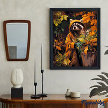 Laden Sie das Bild in den Galerie-Viewer, Waschbär im Regenmantel