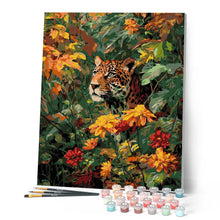 Laden Sie das Bild in den Galerie-Viewer, Leopard im Herbst