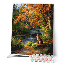 Laden Sie das Bild in den Galerie-Viewer, Roter Fuchs am Fluss