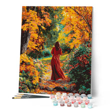 Laden Sie das Bild in den Galerie-Viewer, Dame in Rot