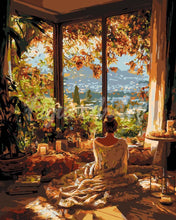 Laden Sie das Bild in den Galerie-Viewer, Malen nach Zahlen Figured&#39;Art – Gemütlicher Herbstmorgen