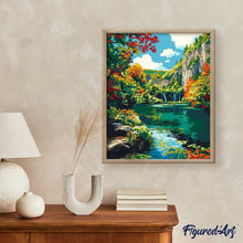 Laden Sie das Bild in den Galerie-Viewer, Smaragdsee im Herbst