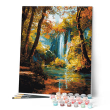 Laden Sie das Bild in den Galerie-Viewer, Herbstwasserfall