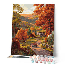 Laden Sie das Bild in den Galerie-Viewer, Landstraße im Herbst