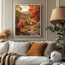 Laden Sie das Bild in den Galerie-Viewer, Landstraße im Herbst