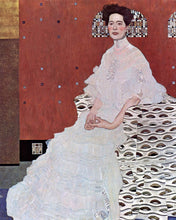 Laden Sie das Bild in den Galerie-Viewer, Malen nach Zahlen Figured'Art – Porträt von Fritza Riedler - Klimt