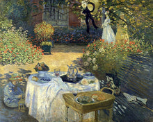 Laden Sie das Bild in den Galerie-Viewer, Malen nach Zahlen Figured'Art – Das Frühstück im Garten - Monet