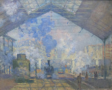 Laden Sie das Bild in den Galerie-Viewer, Malen nach Zahlen Figured'Art – Der Gare Saint-Lazare - Monet