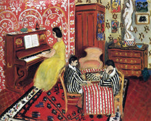 Laden Sie das Bild in den Galerie-Viewer, Malen nach Zahlen Figured'Art – Der Pianist und die Dame-Spieler - Matisse