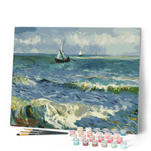 Laden Sie das Bild in den Galerie-Viewer, Seestück bei Les Saintes-Maries-de-la-Mer - Van Gogh