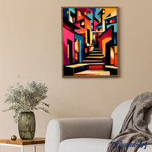 Laden Sie das Bild in den Galerie-Viewer, Kühne Abstrakte Gasse