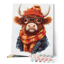 Laden Sie das Bild in den Galerie-Viewer, Highland Cow gemütliche Stimmung