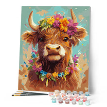 Laden Sie das Bild in den Galerie-Viewer, Highland Cow Gartenkönigin