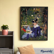 Laden Sie das Bild in den Galerie-Viewer, Junge Frau im Garten - Manet