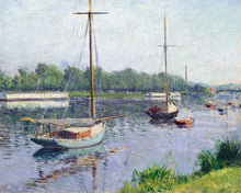 Laden Sie das Bild in den Galerie-Viewer, Malen nach Zahlen Figured'Art – Das Becken von Argenteuil - Caillebotte