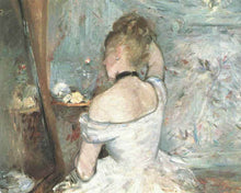 Laden Sie das Bild in den Galerie-Viewer, Malen nach Zahlen Figured'Art – Frau bei der Toilette - Morisot
