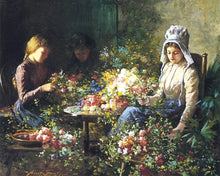 Laden Sie das Bild in den Galerie-Viewer, Malen nach Zahlen Figured'Art – Flower Sellers - Abbott Fuller Graves