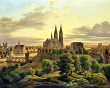 Laden Sie das Bild in den Galerie-Viewer, Malen nach Zahlen Figured'Art – Mittelalterliche Stadt - Carl Hasenpflug