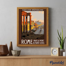 Laden Sie das Bild in den Galerie-Viewer, Rom Vintage-Poster