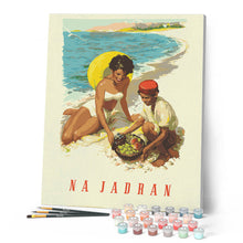 Laden Sie das Bild in den Galerie-Viewer, Vintage-Poster der jugoslawischen Küste