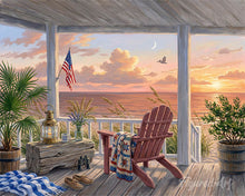 Laden Sie das Bild in den Galerie-Viewer, Malen nach Zahlen Figured'Art – Abendromantik am Meer