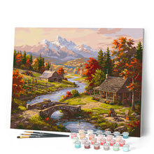 Laden Sie das Bild in den Galerie-Viewer, Herbst am Fluss