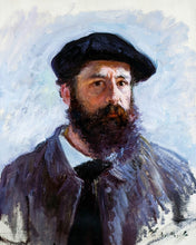 Laden Sie das Bild in den Galerie-Viewer, Malen nach Zahlen Figured'Art – Selbstporträt mit Barett - Monet