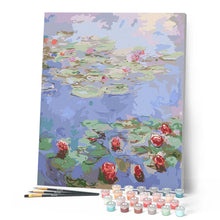 Laden Sie das Bild in den Galerie-Viewer, Rote Seerosen - Monet