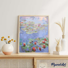 Laden Sie das Bild in den Galerie-Viewer, Rote Seerosen - Monet