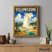 Laden Sie das Bild in den Galerie-Viewer, Yellowstone-Nationalpark, Old Faithful - Wyoming
