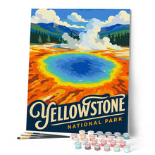Laden Sie das Bild in den Galerie-Viewer, Yellowstone-Nationalpark, Grand Prismatic Spring - Wyoming