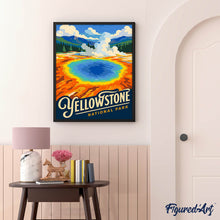 Laden Sie das Bild in den Galerie-Viewer, Yellowstone-Nationalpark, Grand Prismatic Spring - Wyoming