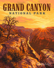Laden Sie das Bild in den Galerie-Viewer, Malen nach Zahlen Figured'Art – Grand-Canyon-Nationalpark, Arizona
