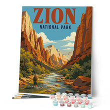 Laden Sie das Bild in den Galerie-Viewer, Zion-Nationalpark, Virgin Rivers - Utah