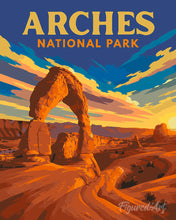 Laden Sie das Bild in den Galerie-Viewer, Malen nach Zahlen Figured'Art – Arches-Nationalpark, Utah