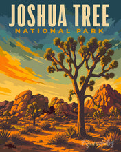 Laden Sie das Bild in den Galerie-Viewer, Malen nach Zahlen Figured'Art – Joshua-Tree-Nationalpark, Kalifornien