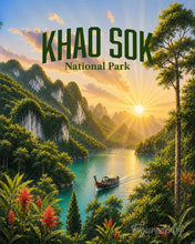 Laden Sie das Bild in den Galerie-Viewer, Malen nach Zahlen Figured'Art – Khao-Sok-Nationalpark