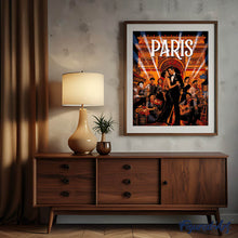 Laden Sie das Bild in den Galerie-Viewer, Reiseposter Pariser Cabaret-Show