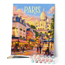 Laden Sie das Bild in den Galerie-Viewer, Reiseposter Sacré-Cœur Paris