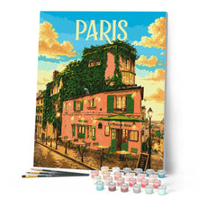 Laden Sie das Bild in den Galerie-Viewer, Reiseposter Montmartre Glanz